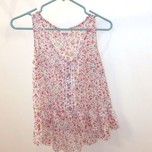 Floral tang top